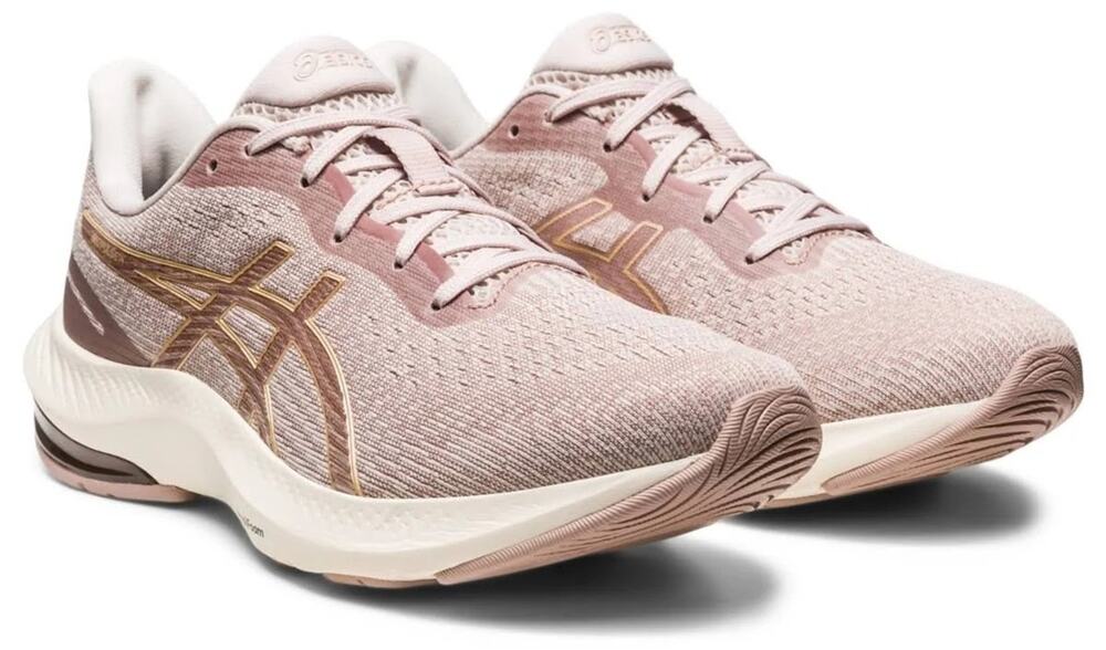 ASICS Women's Gel-Pulse 14 Running Shoes, Size 8 M US , Mineral Beige/Champagne